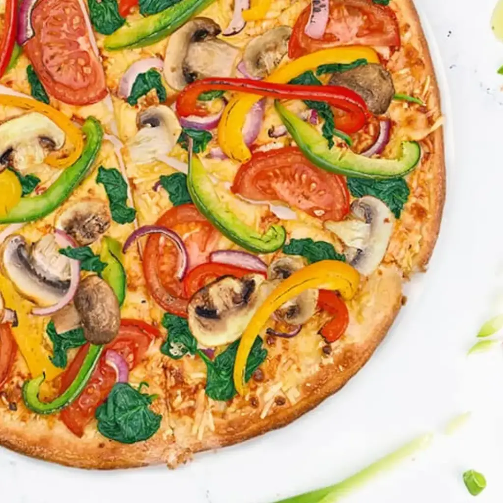 Vrijdagavond maaltijd pizza Paprika Champions Spinazie Tomaat